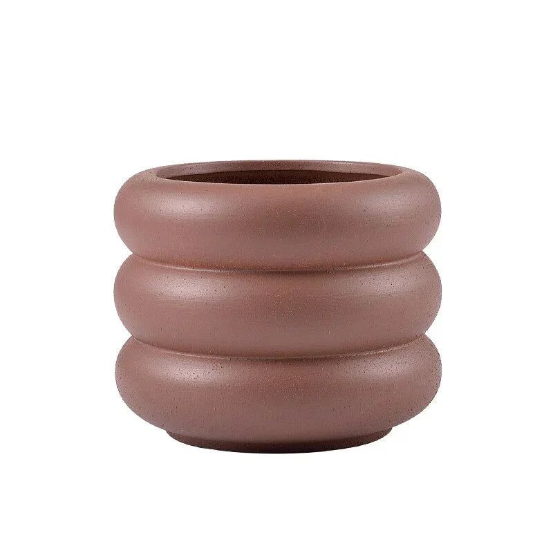 BubbleNest - Moderne Keramische Succulenten Pot met Speels Bubbel Design