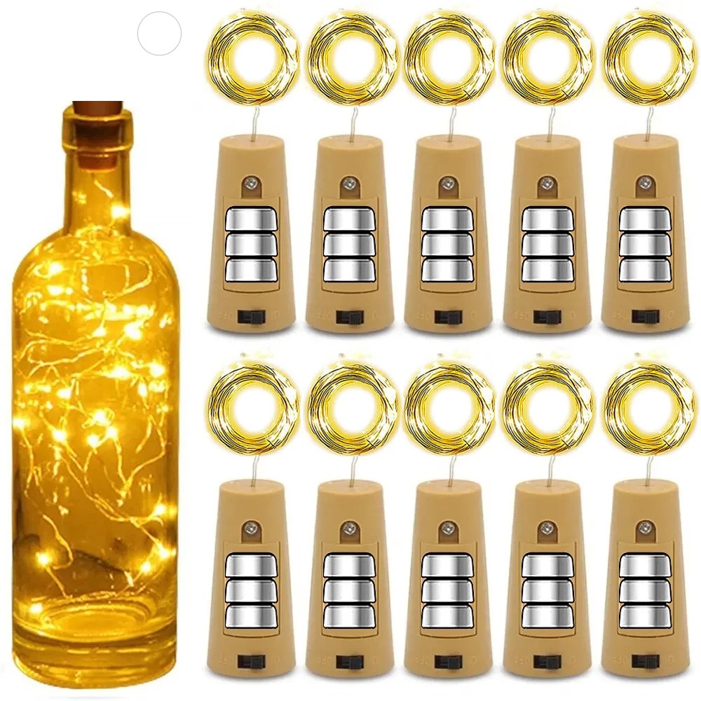 MagicLights - LED Fles Kurk Sfeerlampjes Voor Warme Sfeerdecoratie