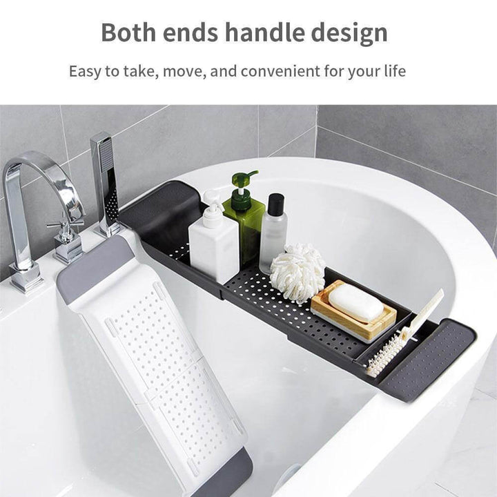 BambooFlow - Uitschuifbare Badplank van Bamboe | Luxe Bad Organizer