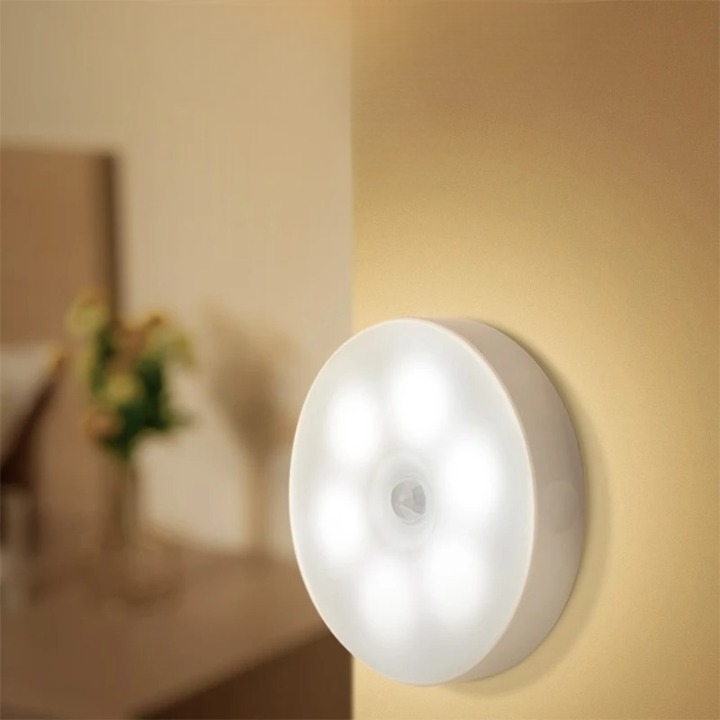 BrightGlow - Zelfklevende Draadloze LED Lamp met Bewegingssensor voor Extra Licht