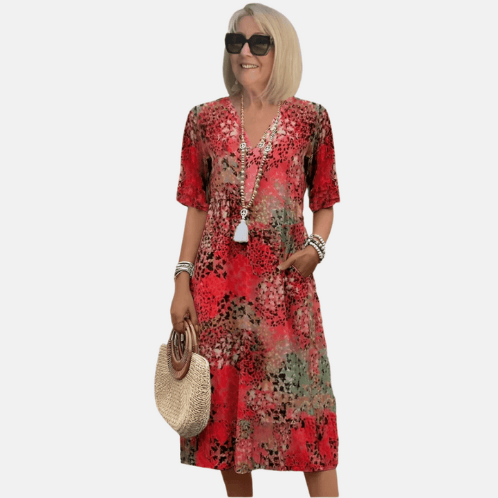 Losse zomerse casual jurk