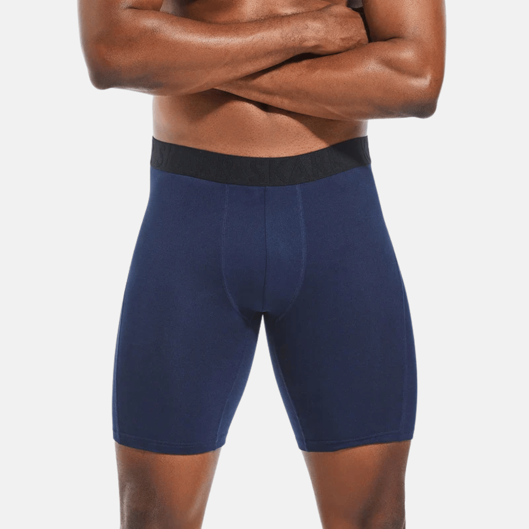 Lange stretch boxershorts voor heren