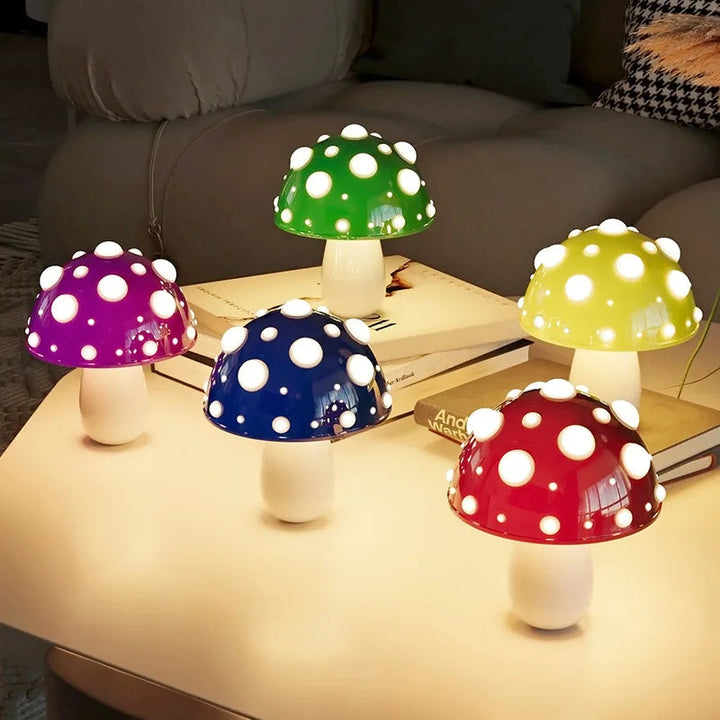 GlowShroom - LED Champignon Lampje, USB Oplaadbaar, Perfect Voor Slaapkamer
