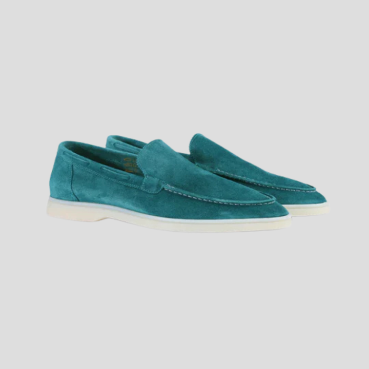 Suède loafers voor heren