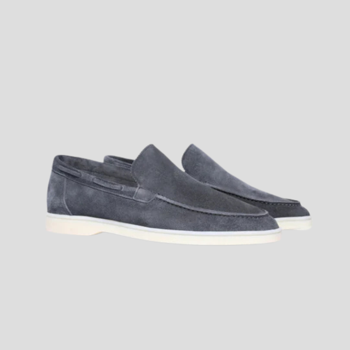 Suède loafers voor heren