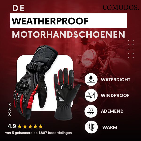 ThrottleX™ Weerbestendige Moto Handschoenen | Overwin Elke Rit, Elk Weer
