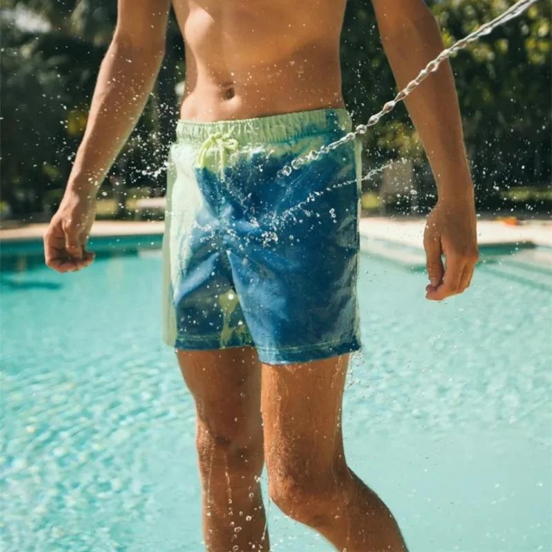 Kleurveranderende zwembroek man