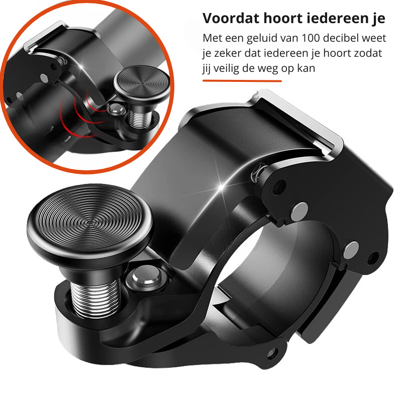 Minimalistische Fietsbel - technologisch design - RingWave