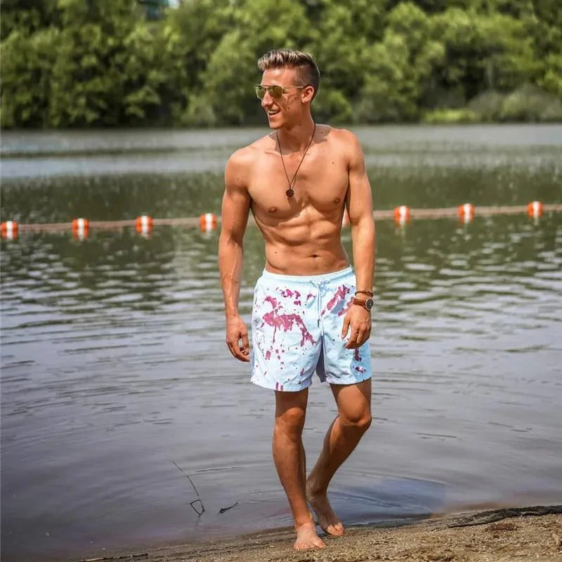 Kleurveranderende zwembroek man