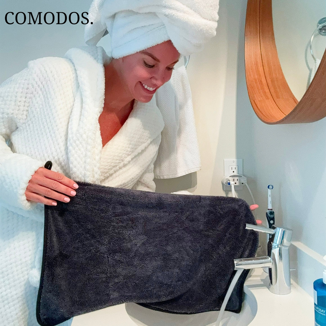 DryEase™ XXL Handdoek | Moeiteloos Drogen, Altijd Vlekkeloos Resultaat