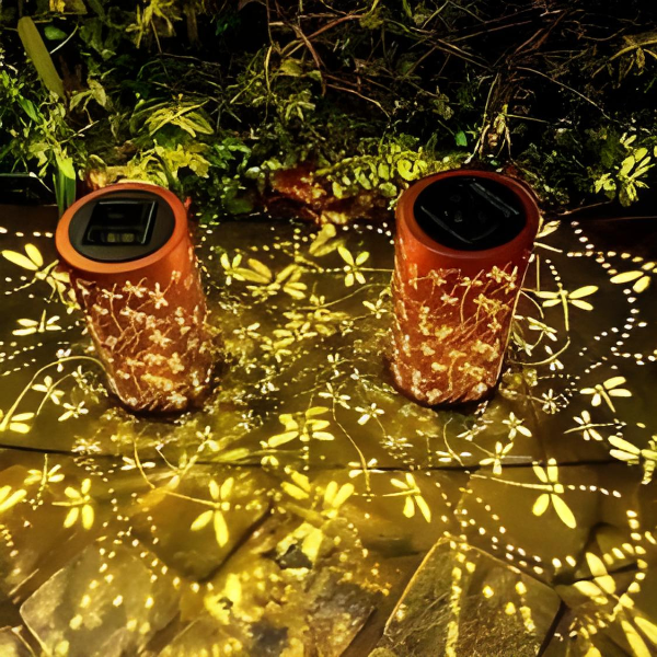 LumiLibel - Solar Libelle Lantaarn Voor Sfeervolle Tuinverlichting
