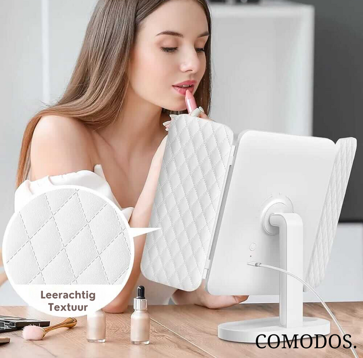 GlowMirror™ Pro | Vlekkeloze Verlichting, Altijd en Overal