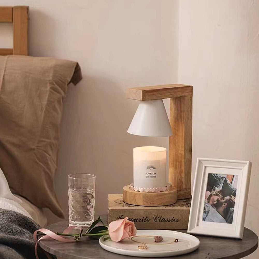 GlowLume - Kaarsverwarmerlamp met Stijlvol Design voor Rookvrije Geurervaring