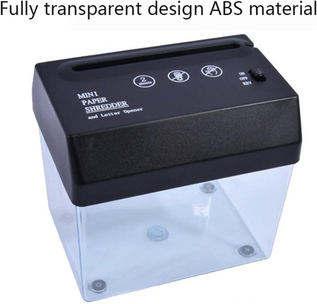 Mini-bureaupapierversnipperaar – compact, stil en efficiënt