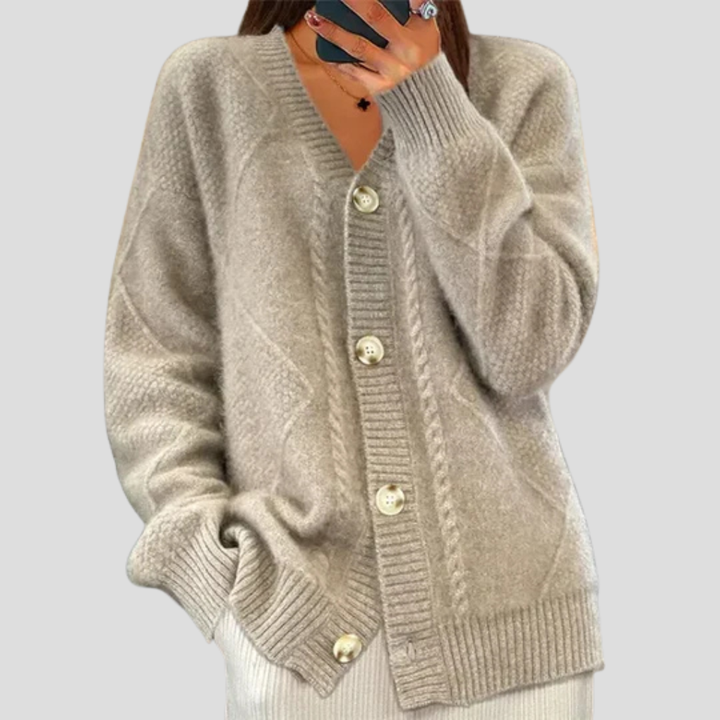 Dames vest met knoopsluiting