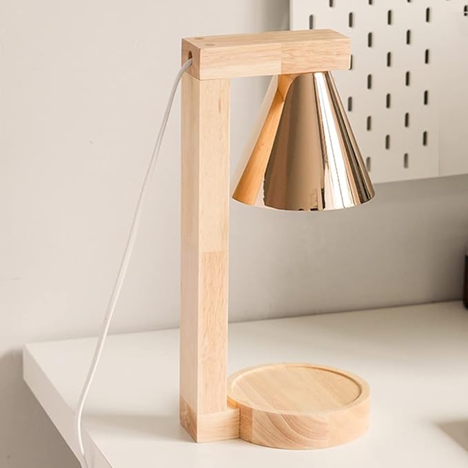 GlowLume - Kaarsverwarmerlamp met Stijlvol Design voor Rookvrije Geurervaring