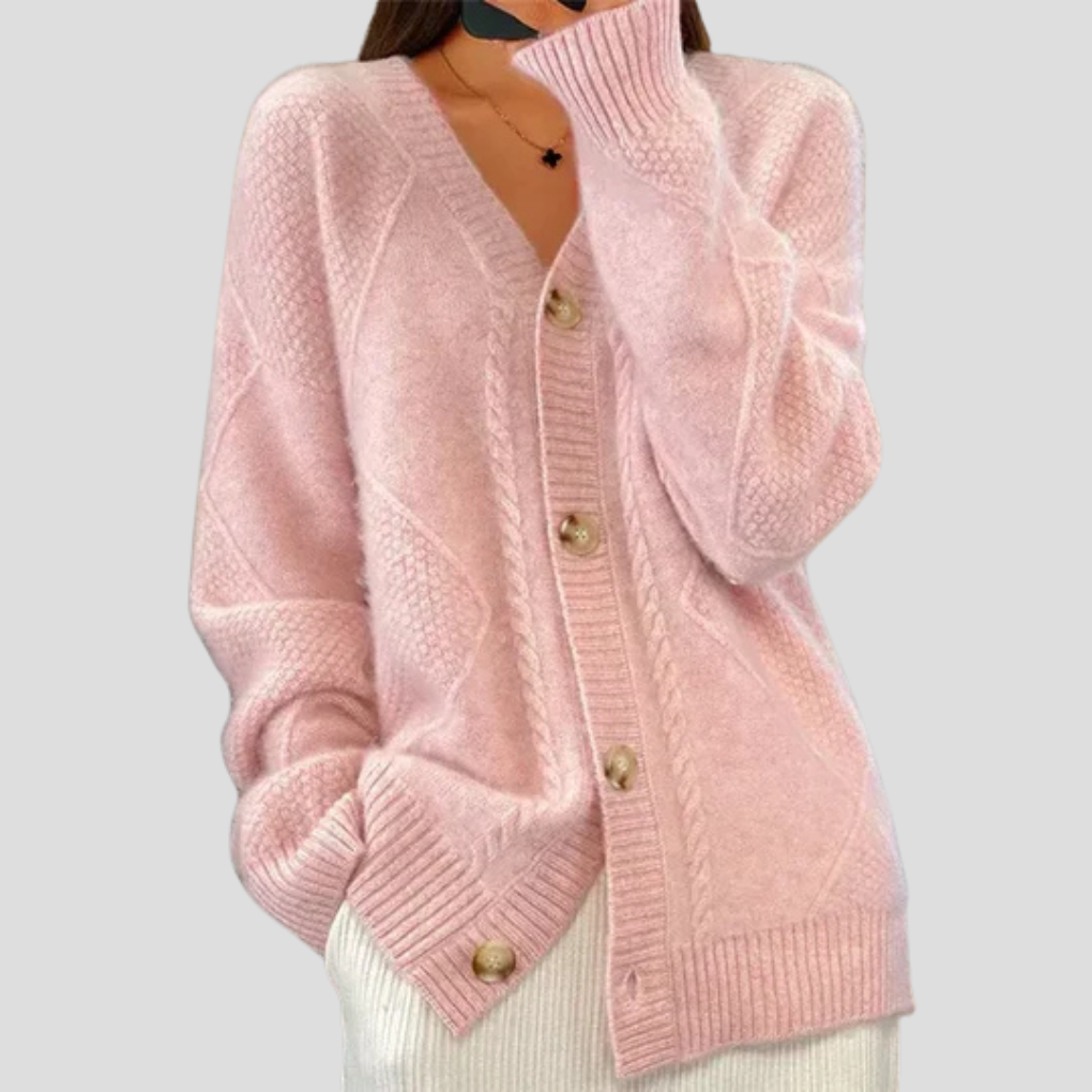 Dames vest met knoopsluiting
