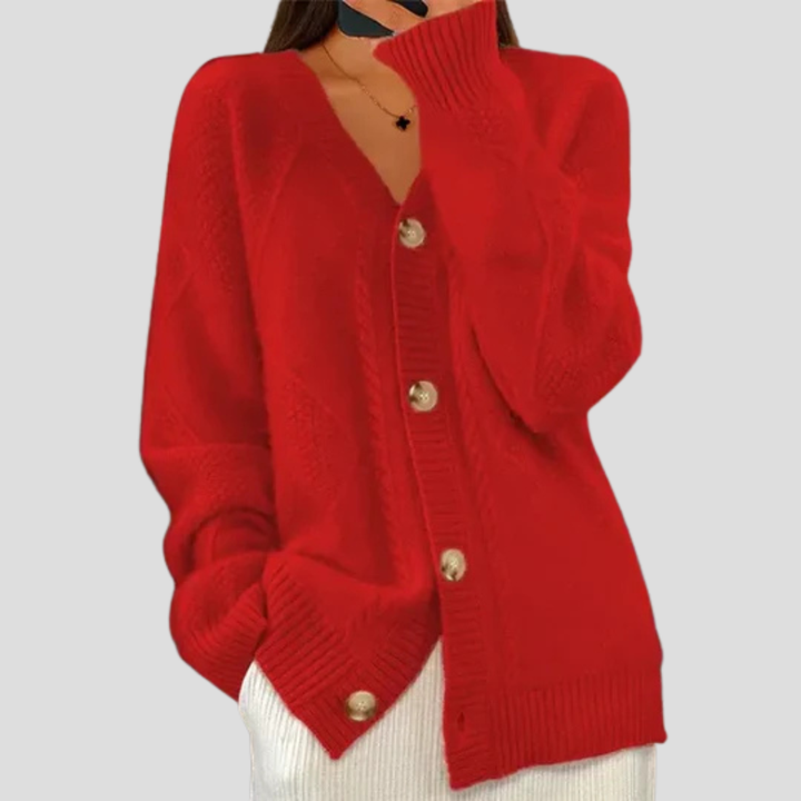 Dames vest met knoopsluiting