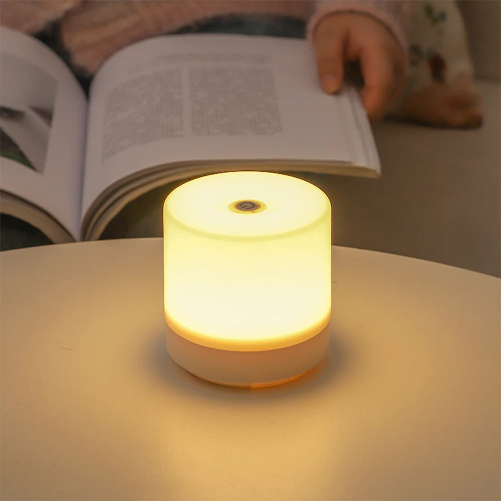GlowLite - Compacte LED Nachtlamp met USB en Aanraakdimming