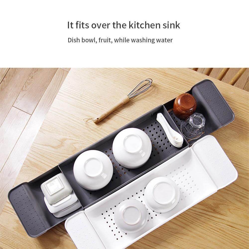 BambooFlow - Uitschuifbare Badplank van Bamboe | Luxe Bad Organizer