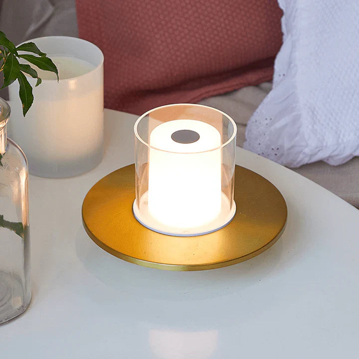 GlowLuxe - LED Kaarslamp Met Inductie & Vlamloze Sfeer