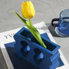 ModernVibe - Geometrische Keramische Bloemenvaas Voor Stijlvolle Woondecoratie