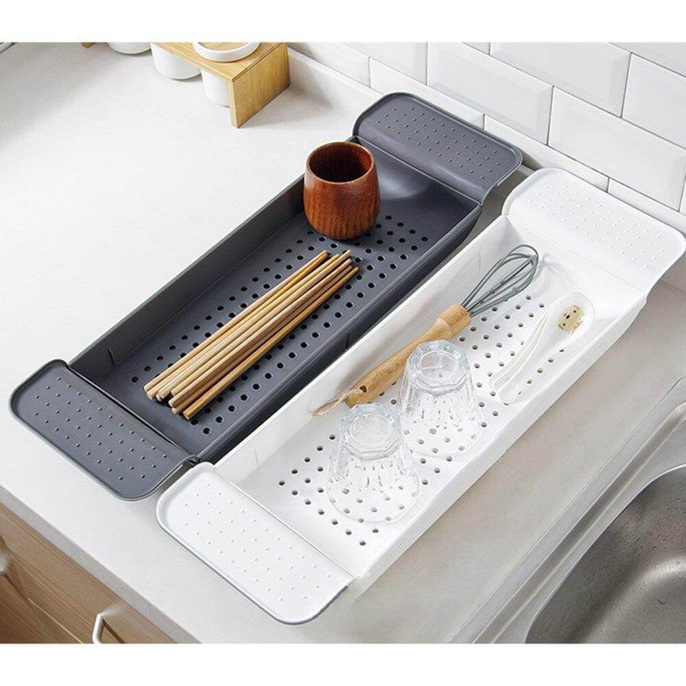 BambooFlow - Uitschuifbare Badplank van Bamboe | Luxe Bad Organizer