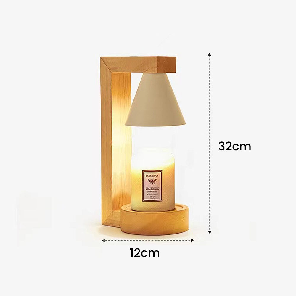 GlowLume - Kaarsverwarmerlamp met Stijlvol Design voor Rookvrije Geurervaring