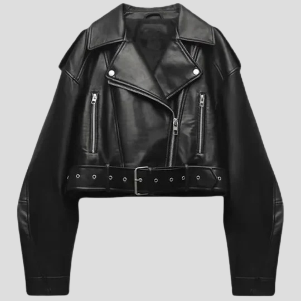 Dames cropped riemjas