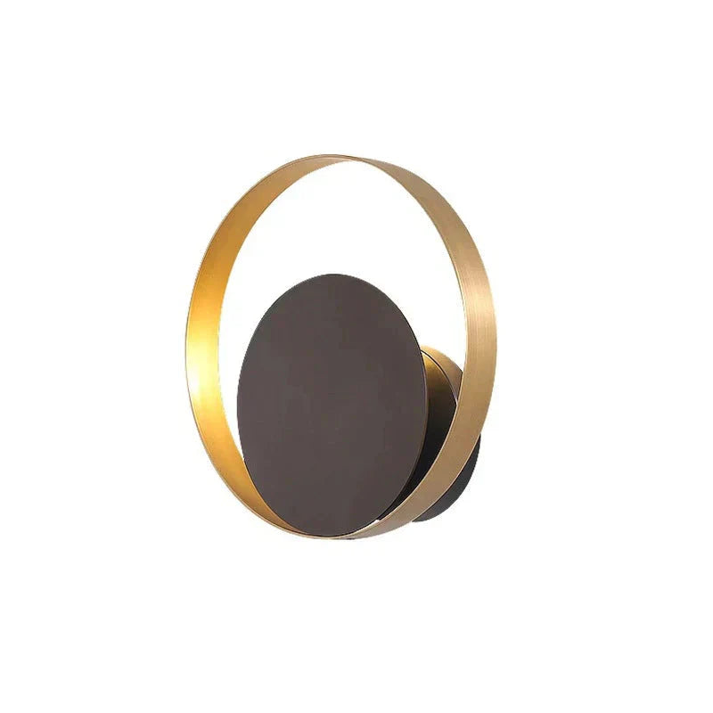 LumiLux - Moderne LED Wandlamp van Koper en Smeedijzer voor Sfeerverlichting