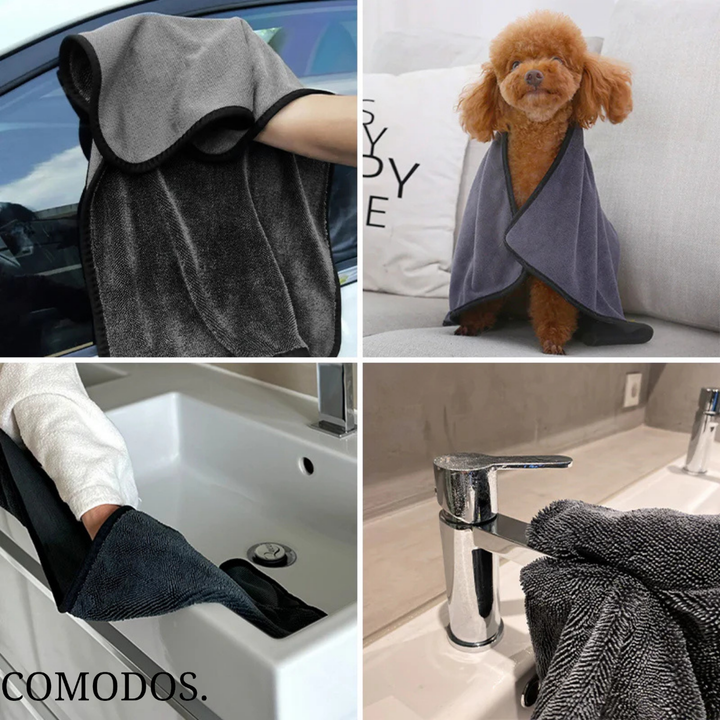 DryEase™ XXL Handdoek | Moeiteloos Drogen, Altijd Vlekkeloos Resultaat