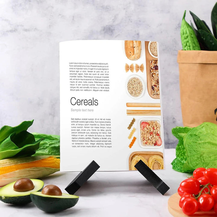 KitchenWood - Houten Receptenhouder en Tablet Standaard voor Kookboeken