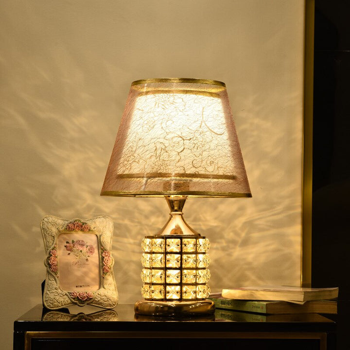 LumiLux - Elegante Kristallen Tafellamp met Dimbare LED Verlichting