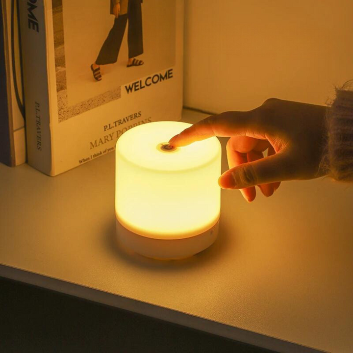 GlowLite - Compacte LED Nachtlamp met USB en Aanraakdimming