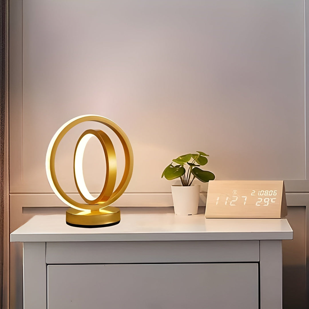 LumiStyle - Dimbare USB Tafel Lamp Met Modern Metalen Design