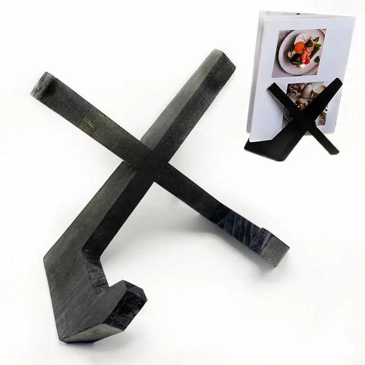 KitchenWood - Houten Receptenhouder en Tablet Standaard voor Kookboeken