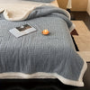CozyNest - Luxe Pluche Deken Dubbelzijdig Fluweel & Imitatie Lamswol