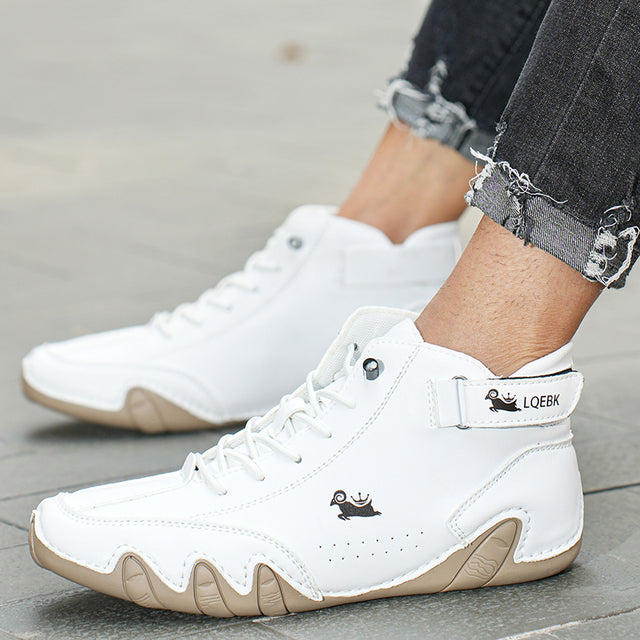 Comfortabele antislip en waterdichte leren trendy schoenen voor heren - Nathaniel
