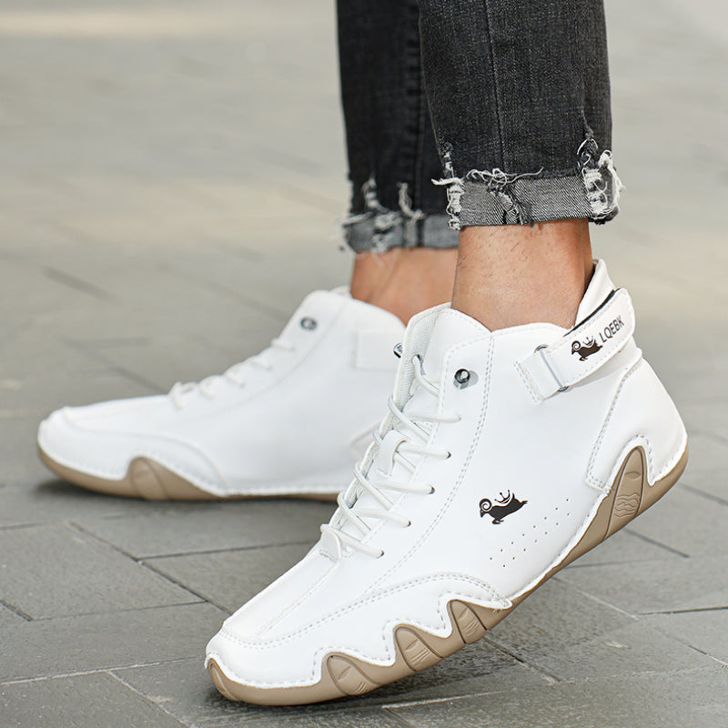 Comfortabele antislip en waterdichte leren trendy schoenen voor heren - Nathaniel