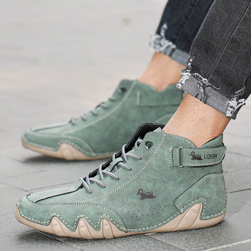 Comfortabele antislip en waterdichte leren trendy schoenen voor heren - Nathaniel