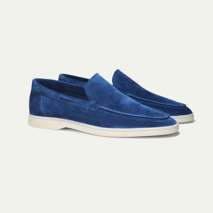 Luxe Handgemaakte Suède Loafers voor Heren
