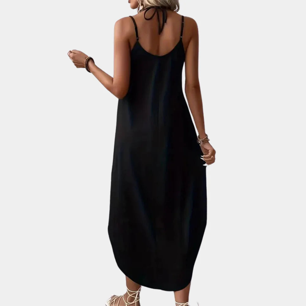 Luchtige Cami-jurk met V-hals en Verstelbare Bandje