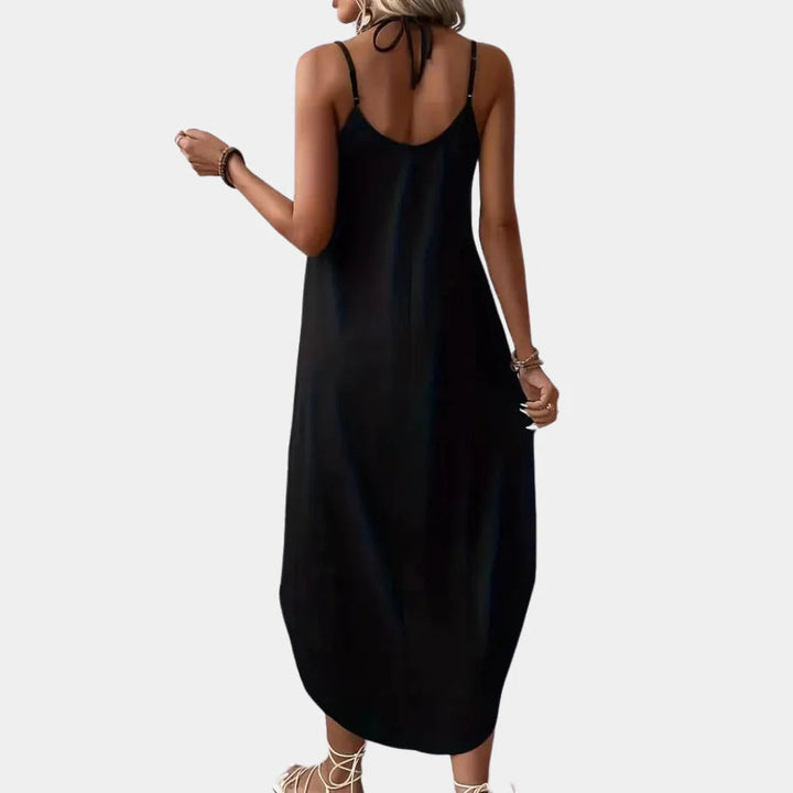 Luchtige Cami-jurk met V-hals en Verstelbare Bandje