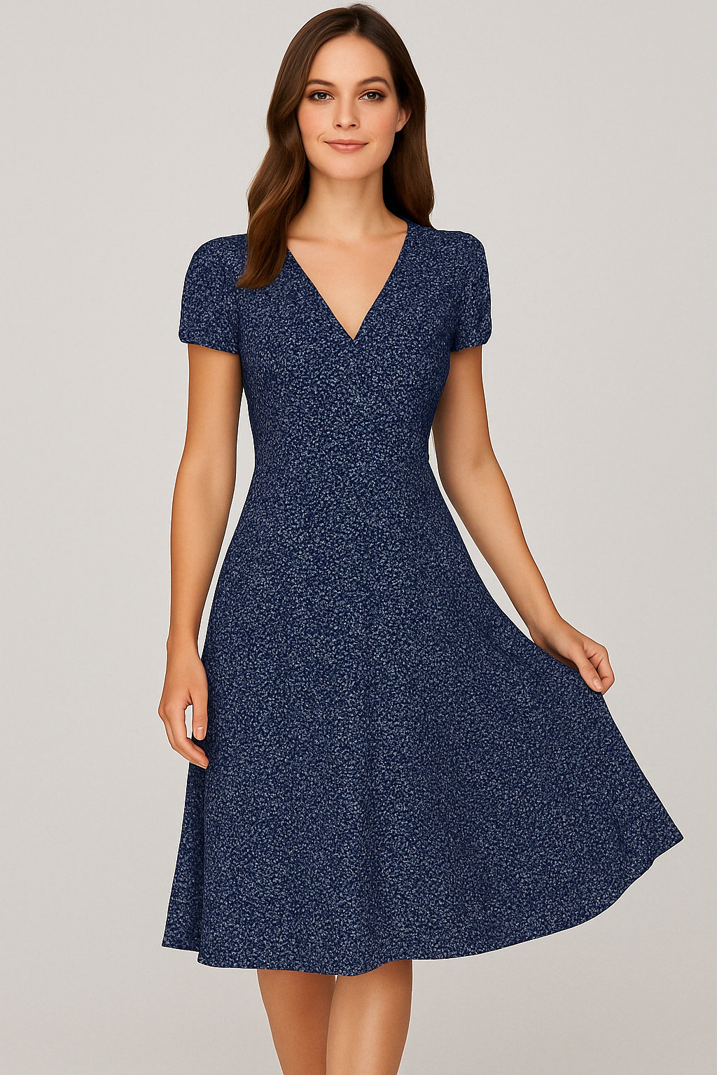 Zomerjurk met V hals