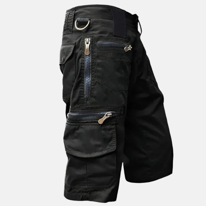 Utility Cargo Shorts voor heren met knielange pasvorm