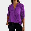 Zomerse Blouse met Verstelbare Mouwen voor Dames