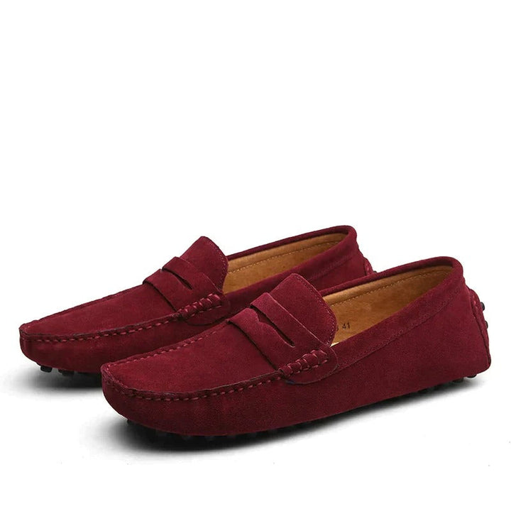 Suède herenloafers in Italiaanse stijl - Robert