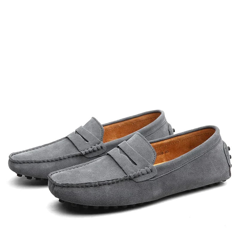 Suède herenloafers in Italiaanse stijl - Robert