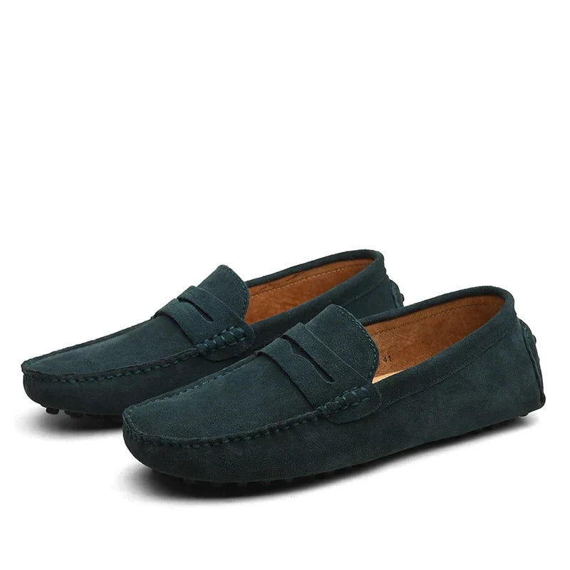 Suède herenloafers in Italiaanse stijl - Robert