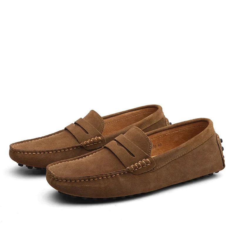 Suède herenloafers in Italiaanse stijl - Robert